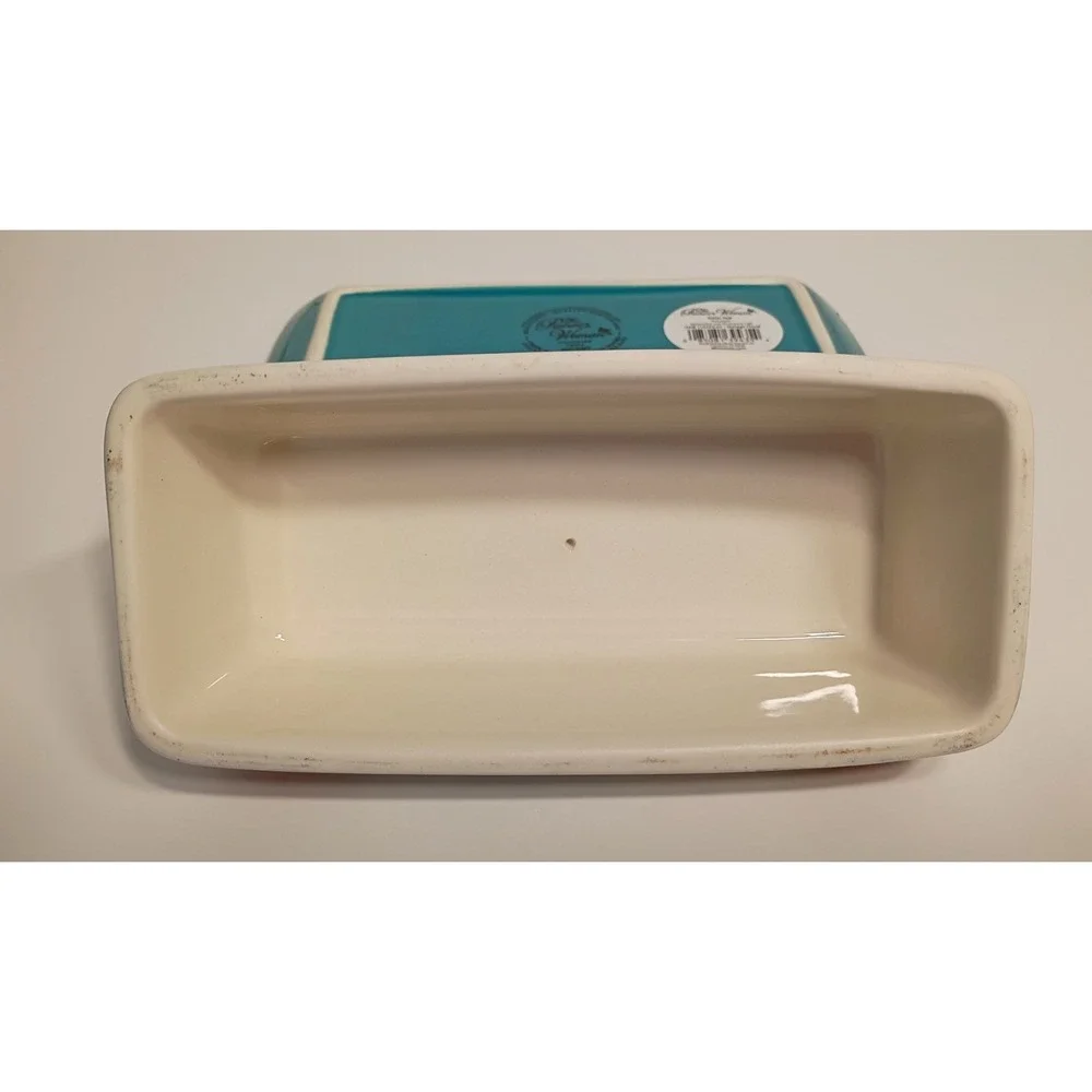 The Pioneer Woman Teal Vintage Floral Butter Dish, New With Tags